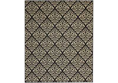 Image for Nourison Grafix GRF06 Black 8'x10' Large Rug