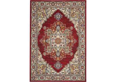 Image for Nourison Majestic 6'x8' Red Multicolor Persian Area Rug