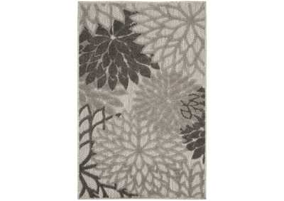 Image for Nourison Aloha 3'x4' Silver Grey Area Rug