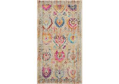 Image for Nourison Vintage Kashan 2' X 4' Ivory Multicolor Persian Area Rug