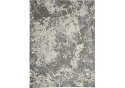 Image for kathy ireland Home Sahara KI394 Grey and White 9'x13' Oversized Rug