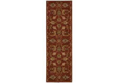 Image for Nourison India House IH83 Red 8' Runner Hallway Rug