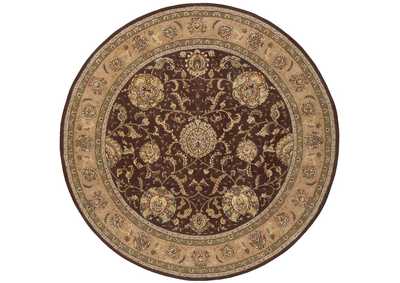 Image for Nourison 2000 2206 Brown 8' Round Area Rug