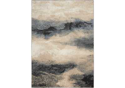 Image for Nourison Maxell MAE06 Grey and Ivory 7'x10' Large Stormcloud Rug