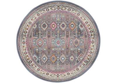 Image for Nourison Vintage Kashan 4' Round Area Rug