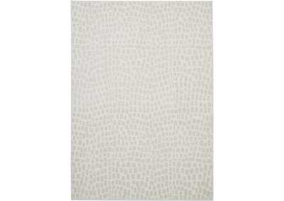 Image for Nourison Urban Chic URC03 White 4'x6' Mid-century Area Rug
