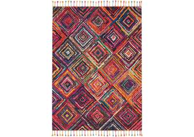Image for Nourison Nomad NMD01 Red 5'x8' Tribal Area Rug