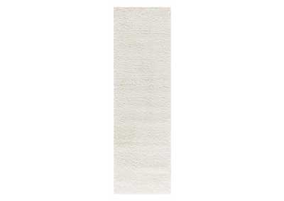 Image for Nourison Malibu Shag MSG01 White 8' Runner Hallway Rug
