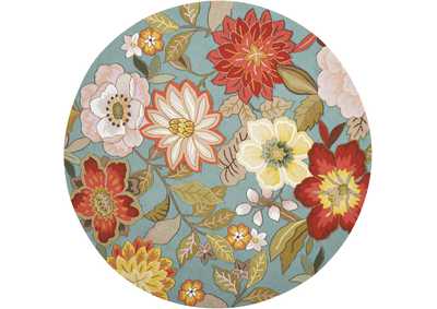 Image for Nourison Fantasy FA18 Blue 8' Round Rug