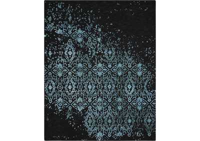 Image for Nourison Opaline OPA06 Black and Blue 10'x14' Oversized Rug