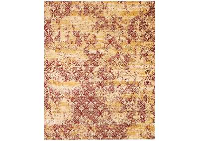 Image for Nourison Rhapsody RH005 Yellow and Red 9'x12' Rug