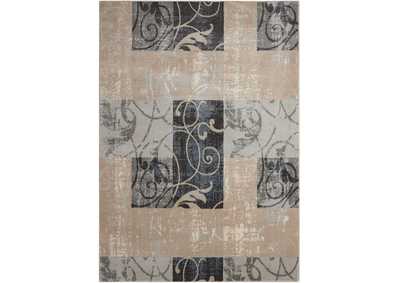 Image for Nourison Maxell MAE03 Black and Beige 8'x11' Oversized Rug