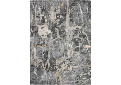 Image for Nourison Fusion FSS10 Beige and Grey 5'x7' Modern Area Rug