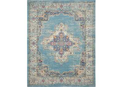 Image for Nourison Passion 7' x 10' Ivory Light Blue Area Rug