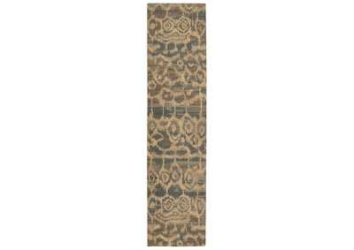 Image for Nourison Silken Allure SLK10 Blue 10' Runner Hallway Rug