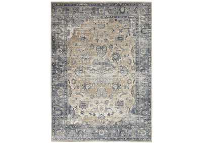 Image for Malta by kathy ireland Home MAI13 Blue/Ivory 8'x11' Area Rug