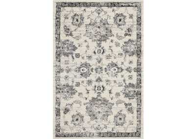 Image for Nourison Fusion FSS15 Cream and Grey 4'x6' Vintage Area Rug
