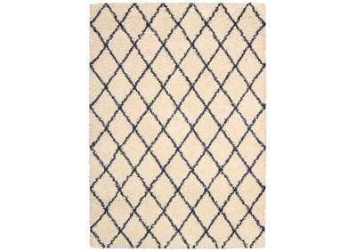 Image for Nourison Brisbane BRI08 Blue and Ivory 5'x7' Area Rug
