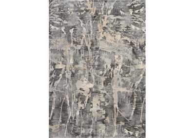Image for Nourison Fusion FSS10 Beige and Grey 10'x13' Oversized Plush Shag Rug