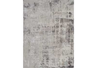 Image for Nourison Prismatic 9'x12' Silver Grey Abstract Area Rug