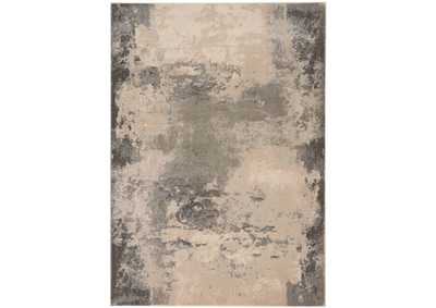 Image for Nourison Maxell MAE13 Grey and White 5'x7' Area Rug