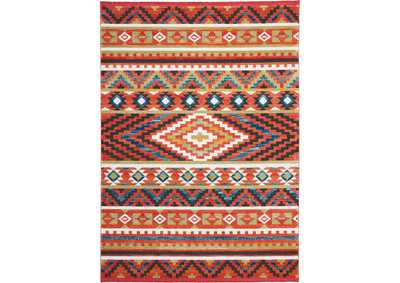 Image for Nourison South Western NAV04 Orange Multicolor 9'x13' Oversized Rug