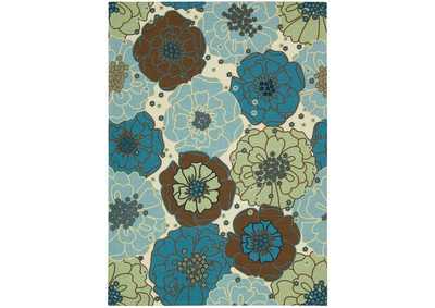Image for Nourison Home & Garden RS021 Blue 4'x6' Area Rug