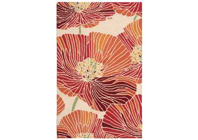 Image for Nourison Fantasy FA24 Orange 3'x5' Area Rug