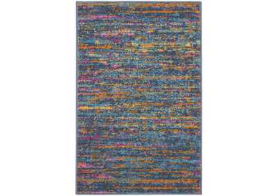 Image for Nourison Passion 2'x3' Blue Multicolor Area Rug