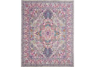 Image for Nourison Passion PSN20 Grey and Pink 7'x10' Large Rug
