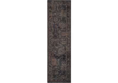 Image for Nourison 2020 NR202 Charcoal 11' Runner Area Rug