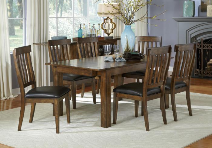 Mariposa 7 Piece Dining Set By Aamerica The Old Brick Furniture Company