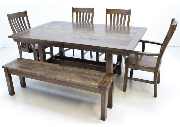 Sutter Mill 6 Pc Dining Set By Trailway Amish The Old Brick Furniture Company