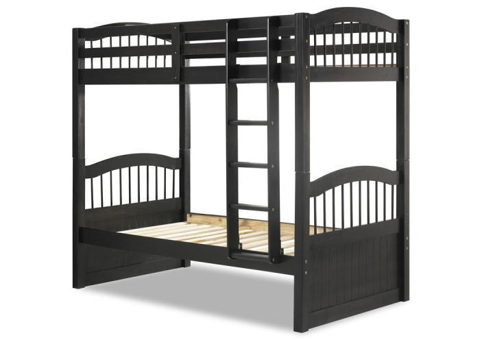 Triplet Twin/Twin Bunk Bed Java,Palace Imports