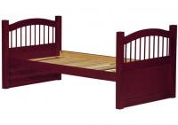 Image for York Twin Captain's Bed, Mahogany