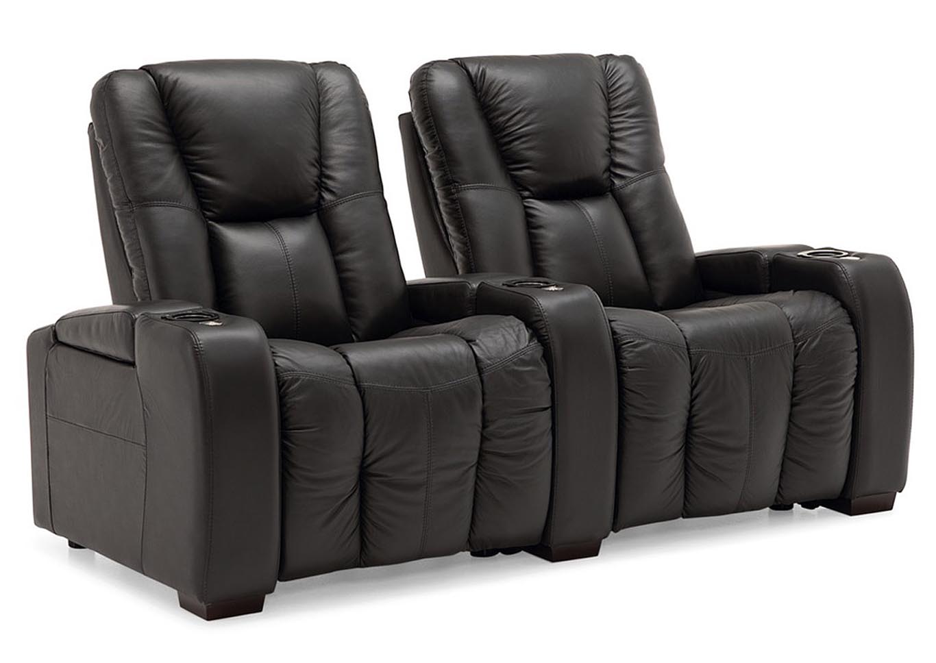 Media HA 2-Seat Straight Reclining Sectional,Palliser Furniture