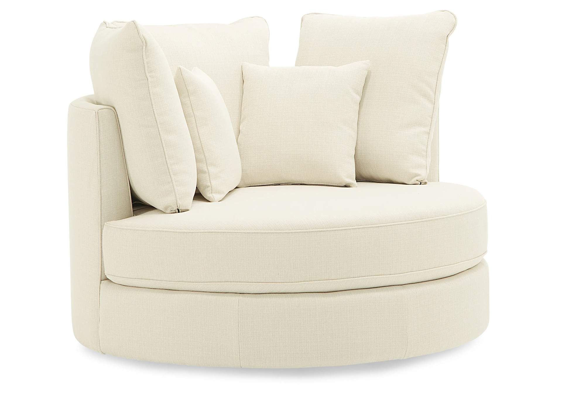 Sutton Swivel Chair w/ Two 16" Pillows (Same Fabric as Chair),Palliser Furniture
