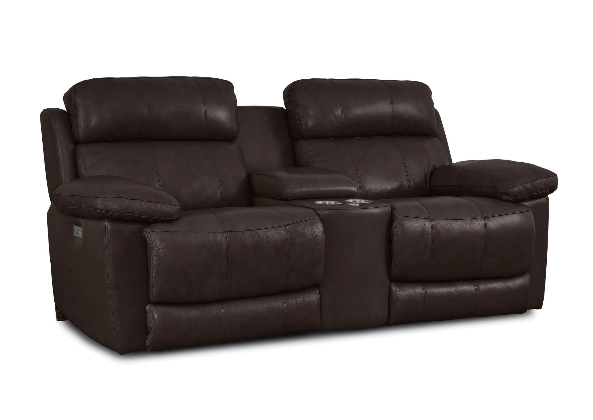Finley POWER CONSOLE LOVESEAT RECLINER W/ POWER HEADREST,Palliser Furniture