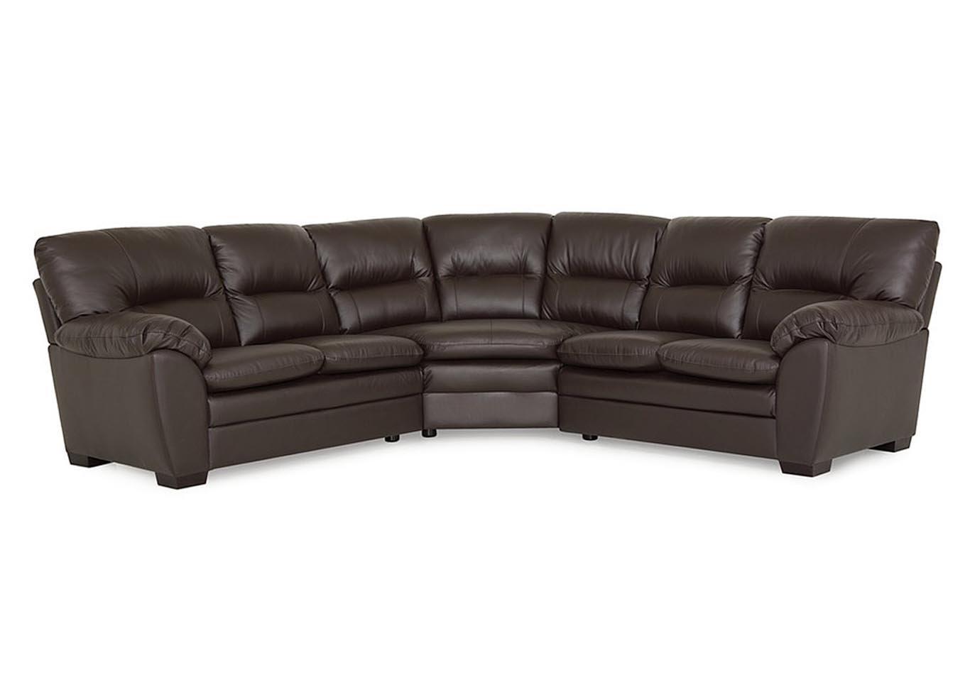 Amisk Brown C7 Sectional,Palliser Furniture