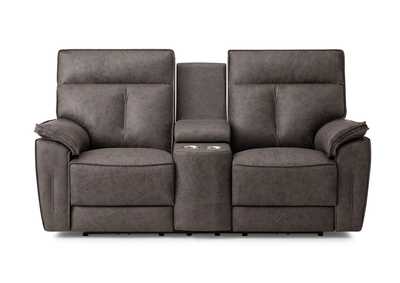 Image for Oakley Console Loveseat Power Recliner w/ Power Headrest
