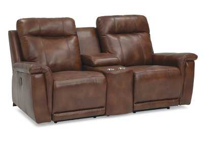 Image for Westpoint Console Loveseat Manual Recliner