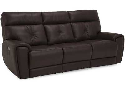 Image for Aedon Sofa Power Recliner w/ Power Headrest
