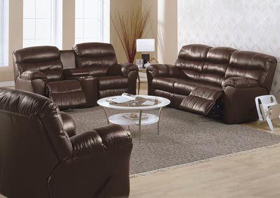 Image for Durant Reclining Sofa and Loveseat w/Console