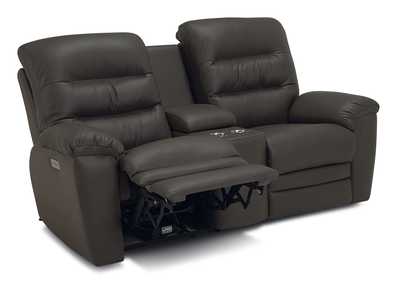 Image for Keiran Console Loveseat Power Recliner w/ Power Headrest