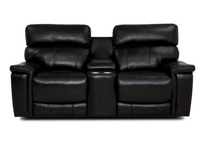 Image for Powell POWER CONSOLE LOVESEAT RECLINER W/ POWER HEADREST