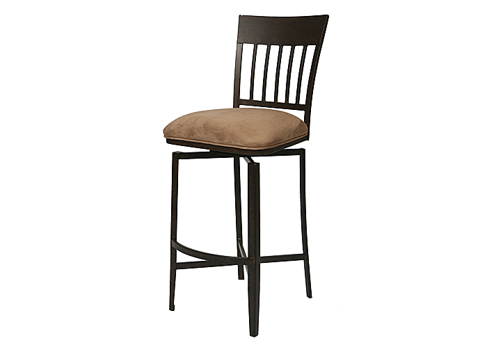 Aspen 30" Barstool in Autumn Rust upholstered in Topanga Brown,Pastel Furniture