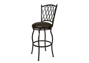 Image for Atrium 26" Barstool in Autumn Rust upholstered in Florentine Coffee
