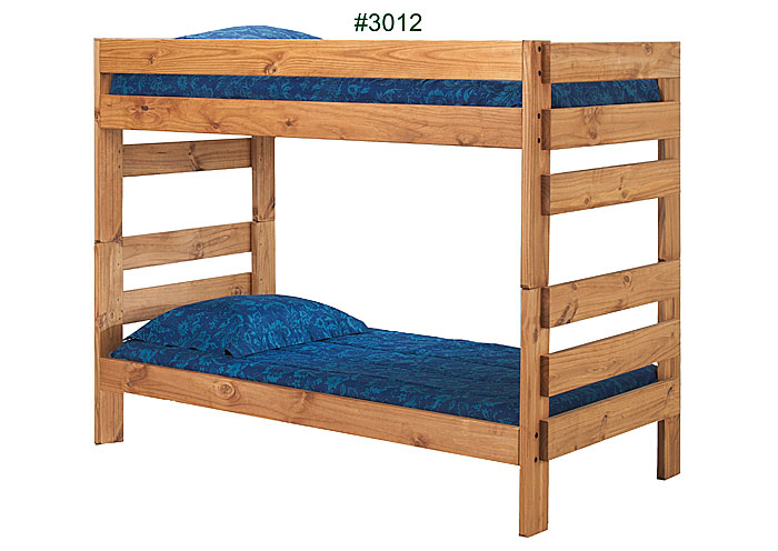 Twin Stackable Bunk Bed, Unfinished Bunk Bed Kit