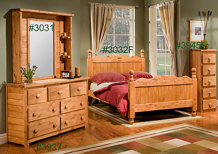 Twin Cannonball 3-1/2" Panel Post Bed, Unfinished,OLD - DO NOT USE - Pine Crafter Furniture