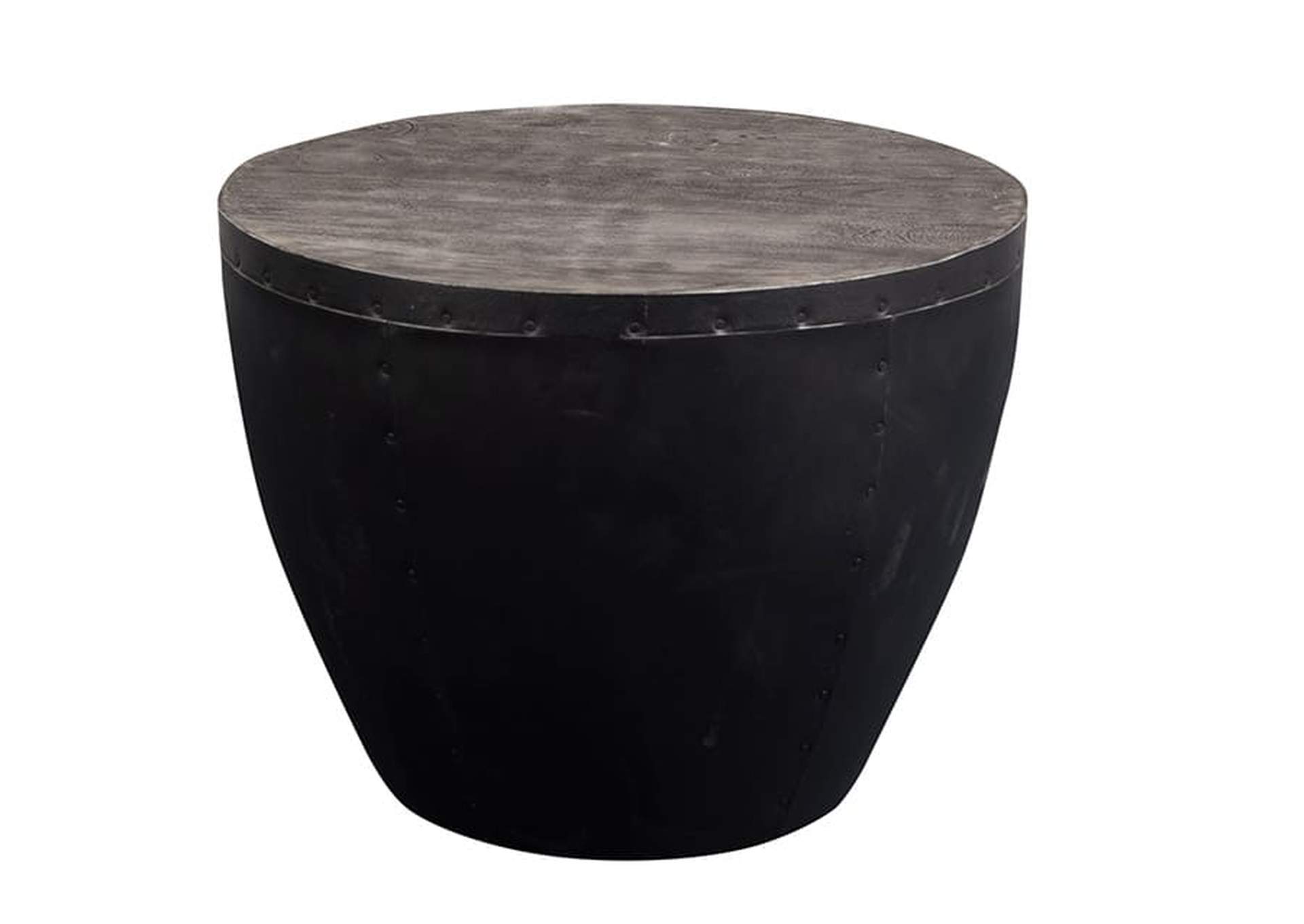 Thrum Gray End Table,Porter Designs